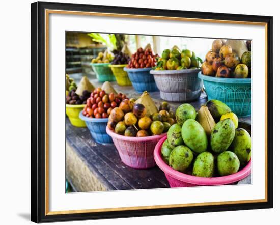 Exotic Fruits at a Tropical Fruit Farm, Bali, Indonesia, Southeast Asia, Asia-Matthew Williams-Ellis-Framed Photographic Print