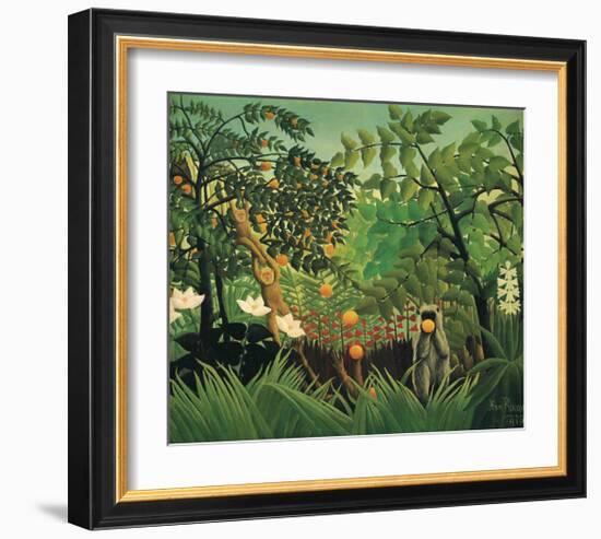 Exotic Landscape, 1910-Henri Rousseau-Framed Premium Giclee Print