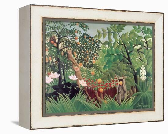 Exotic Landscape, 1910-Henri Rousseau-Framed Premier Image Canvas