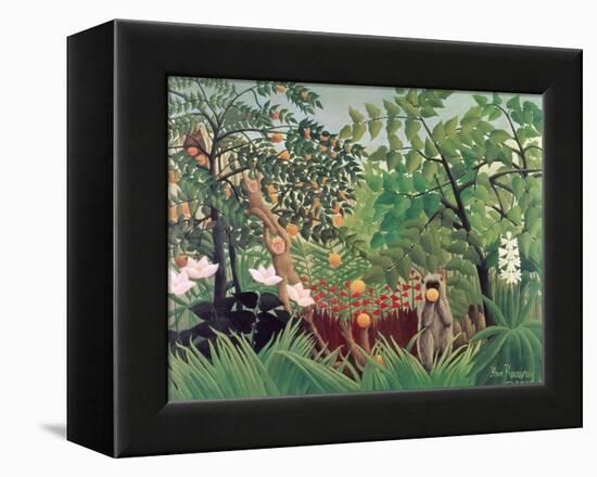 Exotic Landscape, 1910-Henri Rousseau-Framed Premier Image Canvas