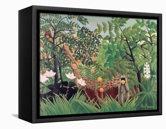 Exotic Landscape, 1910-Henri Rousseau-Framed Premier Image Canvas