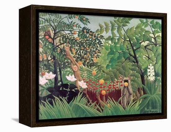 Exotic Landscape, 1910-Henri Rousseau-Framed Premier Image Canvas