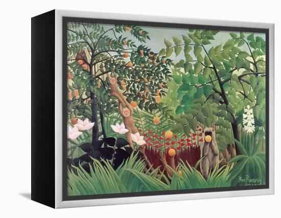 Exotic Landscape, 1910-Henri Rousseau-Framed Premier Image Canvas