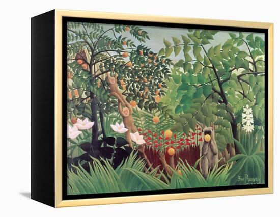 Exotic Landscape, 1910-Henri Rousseau-Framed Premier Image Canvas