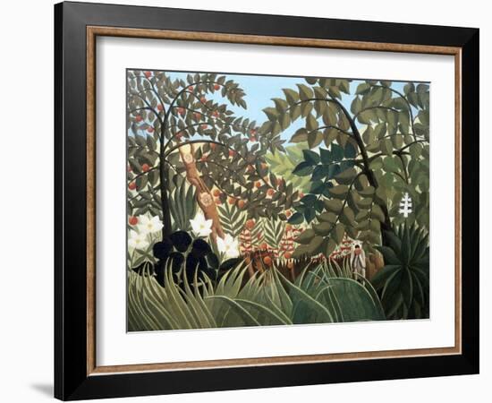 Exotic Landscape-Henri Rousseau-Framed Giclee Print