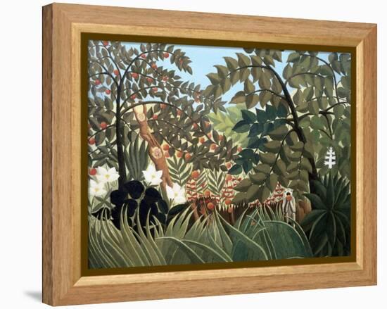 Exotic Landscape-Henri Rousseau-Framed Premier Image Canvas
