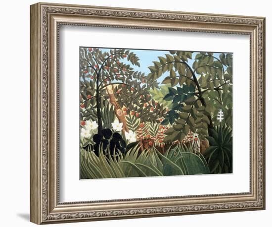 Exotic Landscape-Henri Rousseau-Framed Giclee Print