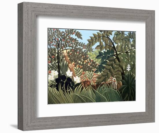 Exotic Landscape-Henri Rousseau-Framed Giclee Print