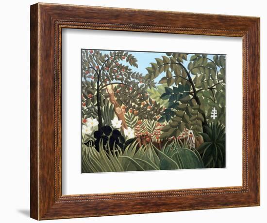 Exotic Landscape-Henri Rousseau-Framed Giclee Print