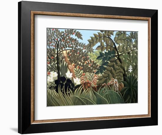 Exotic Landscape-Henri Rousseau-Framed Giclee Print