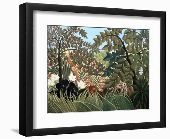 Exotic Landscape-Henri Rousseau-Framed Giclee Print