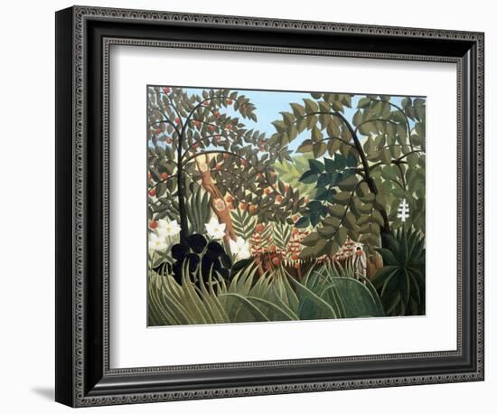 Exotic Landscape-Henri Rousseau-Framed Giclee Print