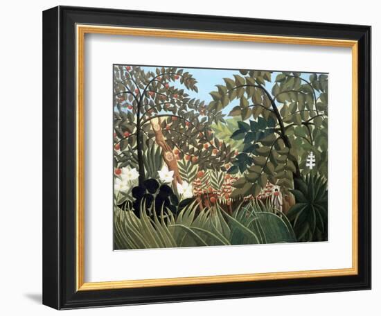 Exotic Landscape-Henri Rousseau-Framed Giclee Print