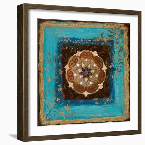 Exotic Medallion II-Janet Tava-Framed Art Print