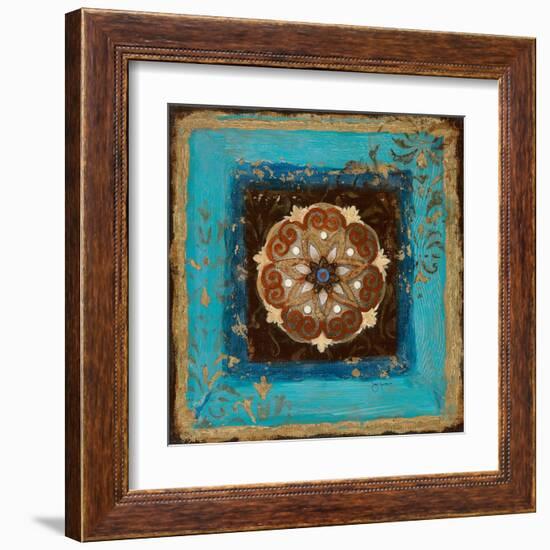 Exotic Medallion II-Janet Tava-Framed Art Print