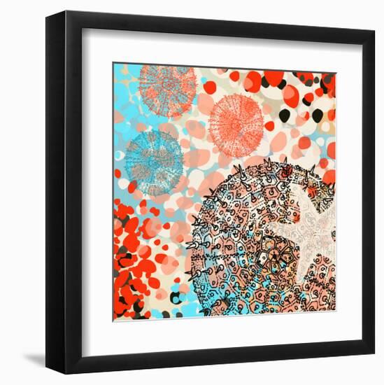 Exotic sea life I-Yashna-Framed Art Print