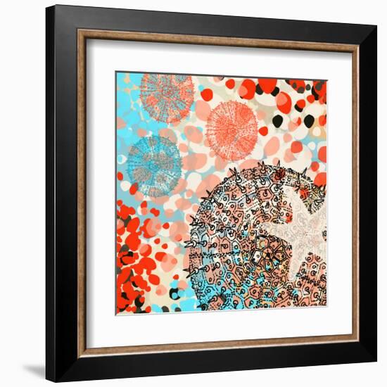 Exotic sea life I-Yashna-Framed Art Print