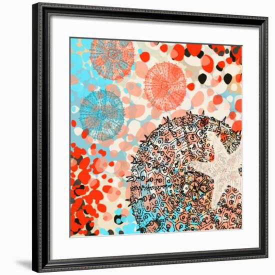 Exotic sea life I-Yashna-Framed Art Print