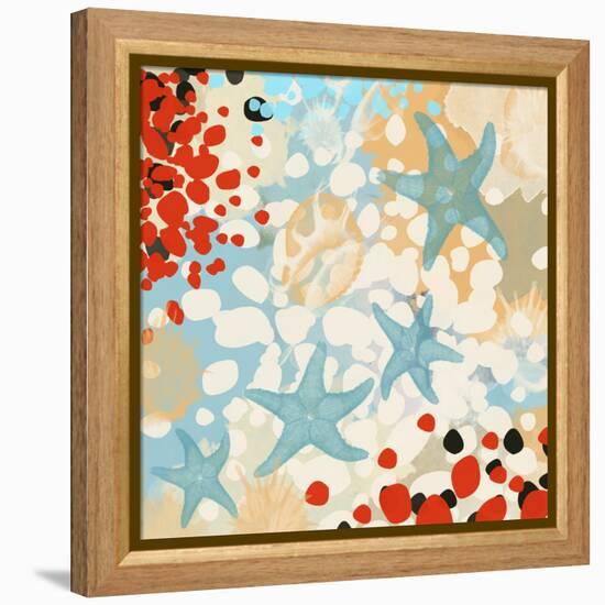 Exotic Sea Life I-Irena Orlov-Framed Stretched Canvas