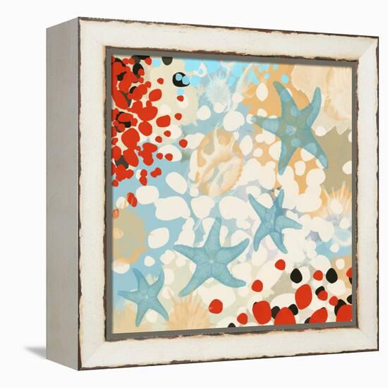 Exotic Sea Life I-Irena Orlov-Framed Stretched Canvas