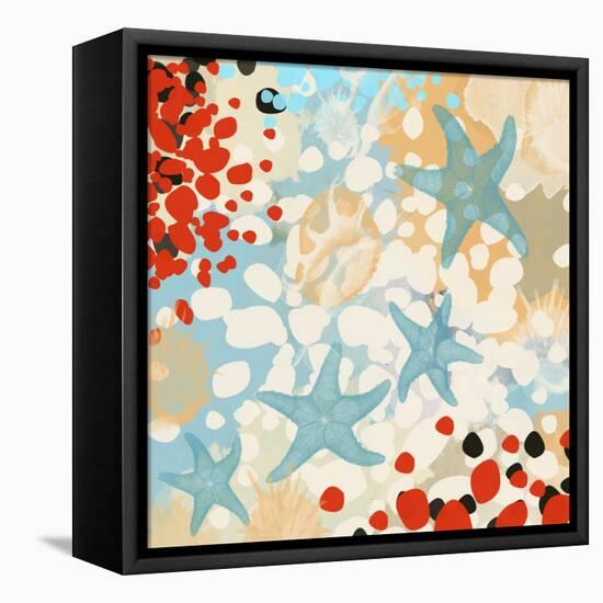 Exotic Sea Life I-Irena Orlov-Framed Stretched Canvas