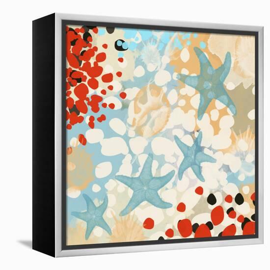 Exotic Sea Life I-Irena Orlov-Framed Stretched Canvas