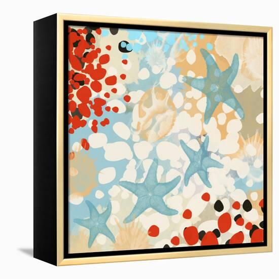 Exotic Sea Life I-Irena Orlov-Framed Stretched Canvas