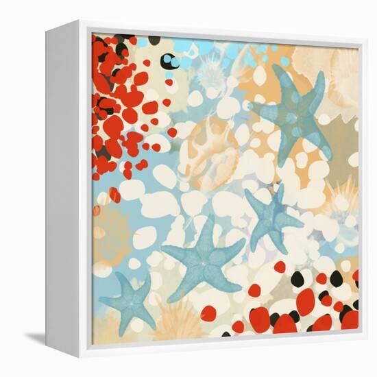 Exotic Sea Life I-Irena Orlov-Framed Stretched Canvas