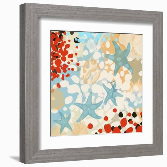 Exotic Sea Life I-Irena Orlov-Framed Art Print