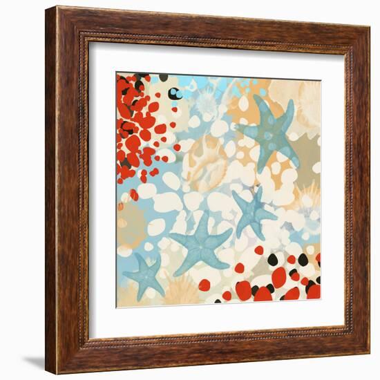 Exotic Sea Life I-Irena Orlov-Framed Art Print