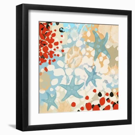 Exotic Sea Life I-Irena Orlov-Framed Art Print