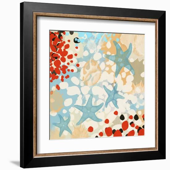 Exotic Sea Life I-Irena Orlov-Framed Art Print