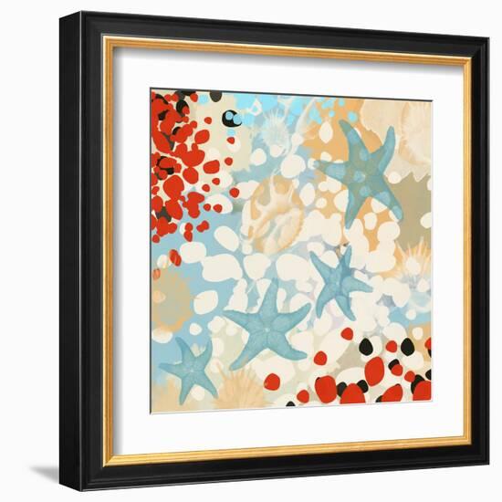 Exotic Sea Life I-Irena Orlov-Framed Art Print