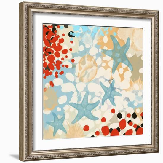 Exotic Sea Life I-Irena Orlov-Framed Art Print