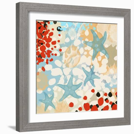 Exotic Sea Life I-Irena Orlov-Framed Art Print