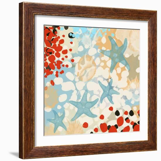 Exotic Sea Life I-Irena Orlov-Framed Art Print