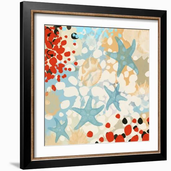 Exotic Sea Life I-Irena Orlov-Framed Art Print