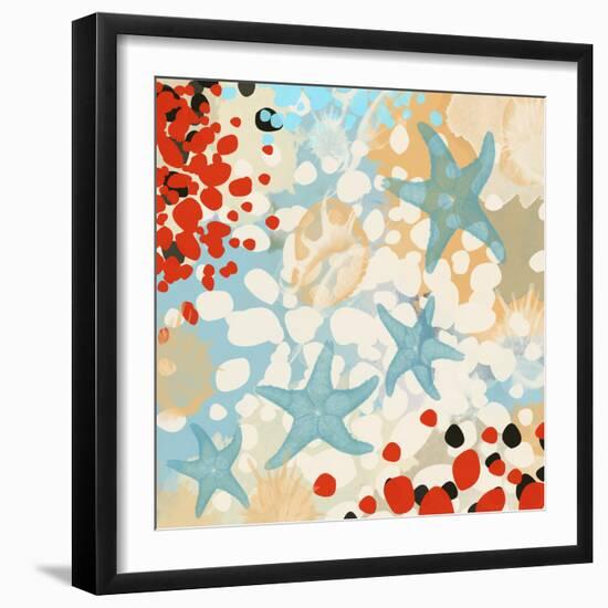 Exotic Sea Life I-Irena Orlov-Framed Art Print