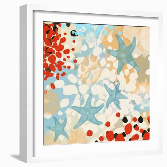 Exotic Sea Life I-Irena Orlov-Framed Art Print