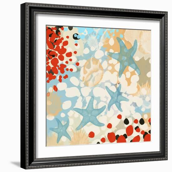 Exotic Sea Life I-Irena Orlov-Framed Art Print