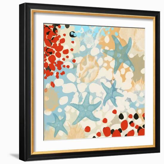 Exotic Sea Life I-Irena Orlov-Framed Art Print