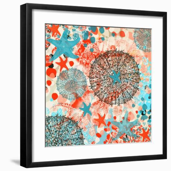 Exotic sea life III-Yashna-Framed Premium Giclee Print