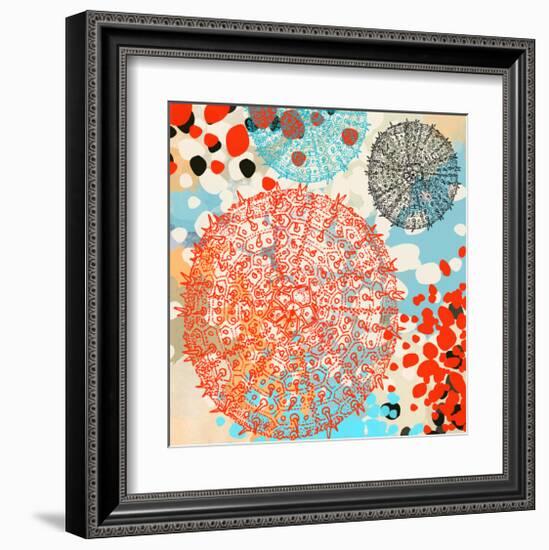 Exotic sea life IV-Yashna-Framed Art Print