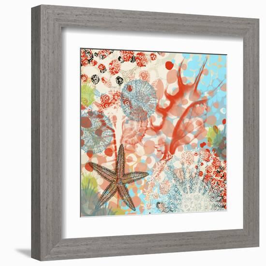 Exotic Sea Life V-Irena Orlov-Framed Art Print