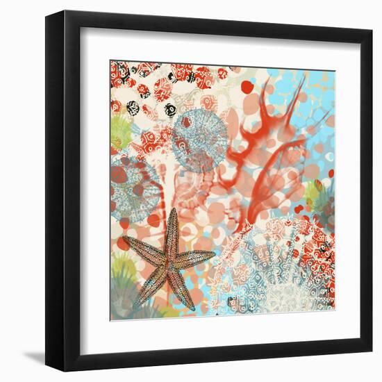 Exotic Sea Life V-Irena Orlov-Framed Art Print