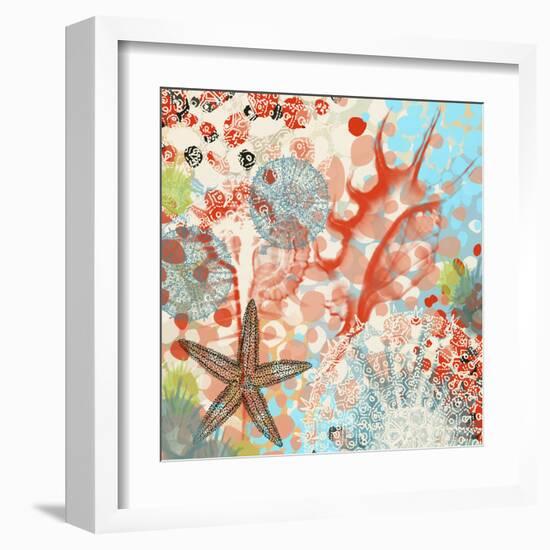 Exotic Sea Life V-Irena Orlov-Framed Art Print