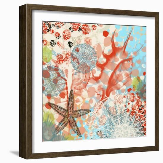 Exotic Sea Life V-Irena Orlov-Framed Art Print