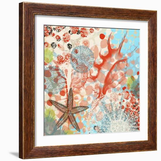 Exotic Sea Life V-Irena Orlov-Framed Art Print