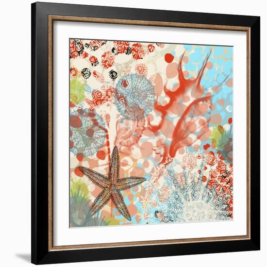 Exotic Sea Life V-Irena Orlov-Framed Art Print