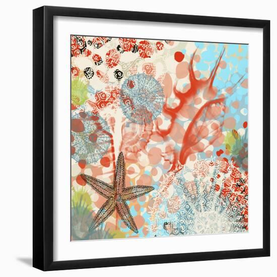 Exotic Sea Life V-Irena Orlov-Framed Art Print